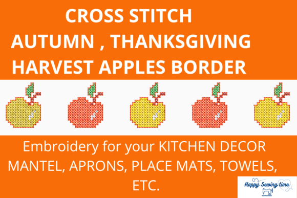 Apples Cross Stitch Small Border Review for Real Projects