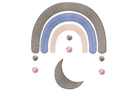 Boho Rainbow Moon: A Seasonal Embroidery Review