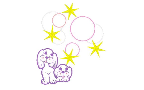 Cute Dogs Embroidery for Etsy Sellers