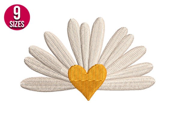 Half Daisy Flower with Heart: A Seller's Review