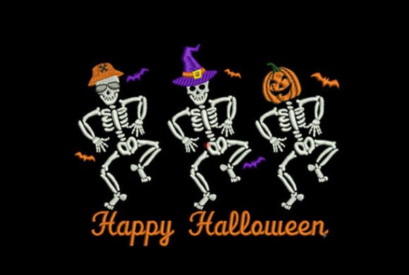 Happy Halloween Party Dancing Skeletons Review
