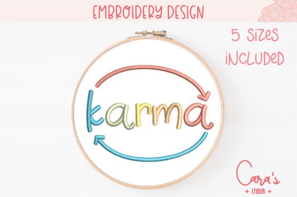 Karma Embroidery Design Review for Handmade Gifts