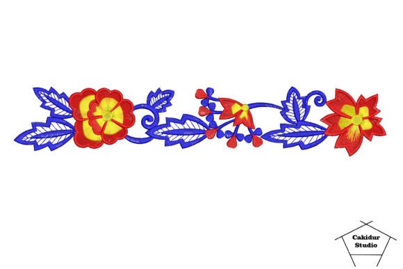Red Blue Flower Border: A Seasonal Design Review