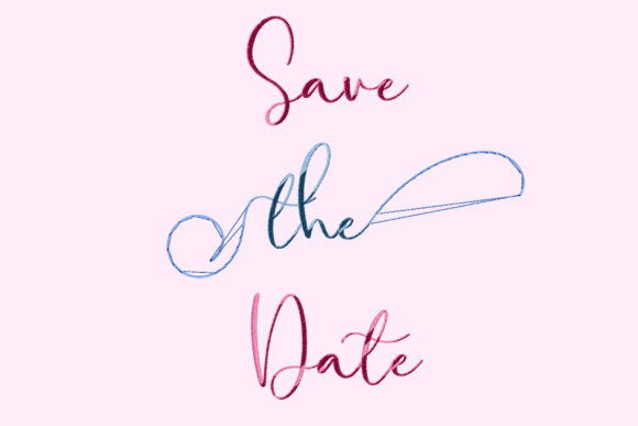 Save the Date Lettering Review