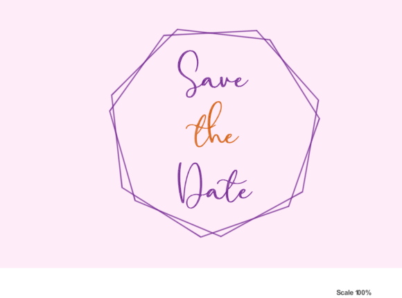 Save the Date with Frame Design Review