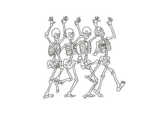 Skeletons Dancing on Halloween: A Designer's Review