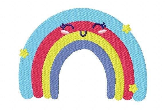 Smiley Face Boho Rainbow with Stars Review