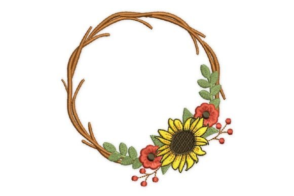 Wreath Fall Review for Real Embroidery Projects